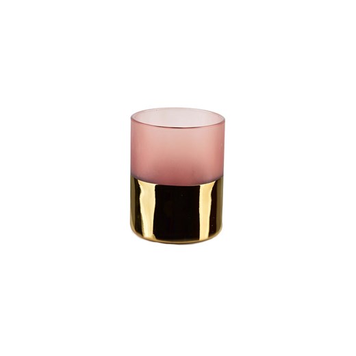RITA PINK świecznik szklany - różowy Mondex one size 5.10.15 promocyjna cena