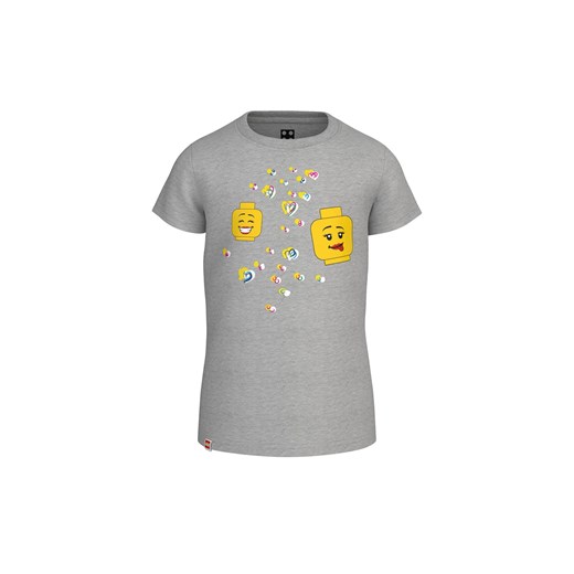 Koszulka LEGO® z nadrukiem minifigurek i serc ze sklepu 5.10.15 w kategorii Bluzki dziewczęce - zdjęcie 169695331