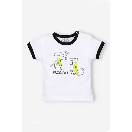 T-shirt niemowlęcy z bawełny organicznej dla chłopca ze sklepu 5.10.15 w kategorii Koszulki niemowlęce - zdjęcie 169695441
