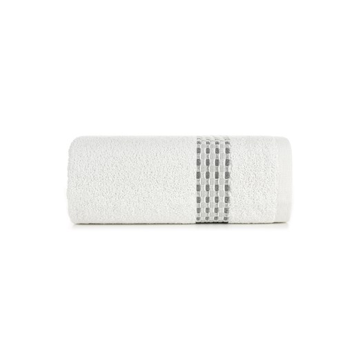 Biały ręcznik ze zdobieniami 50x90 cm Eurofirany 50x90 5.10.15