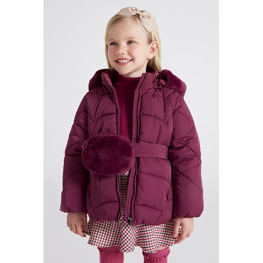 Kurtka zimowa dziewczęca z nerką - bordowa ze sklepu 5.10.15 w kategorii Kurtki dziewczęce - zdjęcie 169695740