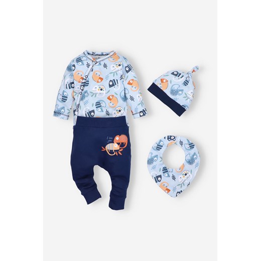 Komplet niemowlęcy : body-spodnie-czapka-apaszka Nini 68 5.10.15