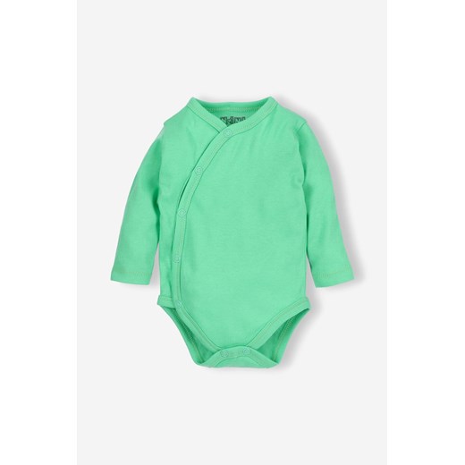 Body niemowlęce z bawełny organicznej - zielone Nini 56 5.10.15