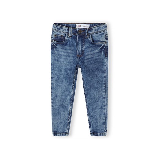 Spodnie jeansowe dla chłopca - niebieskie - Minoti Minoti 128/134 5.10.15