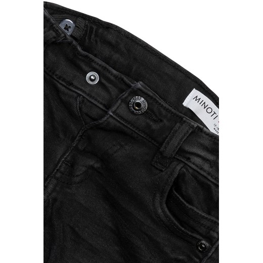 Jeansowe szorty z podwinięta nogawką dla chłopca - czarne Minoti 134/140 5.10.15 wyprzedaż