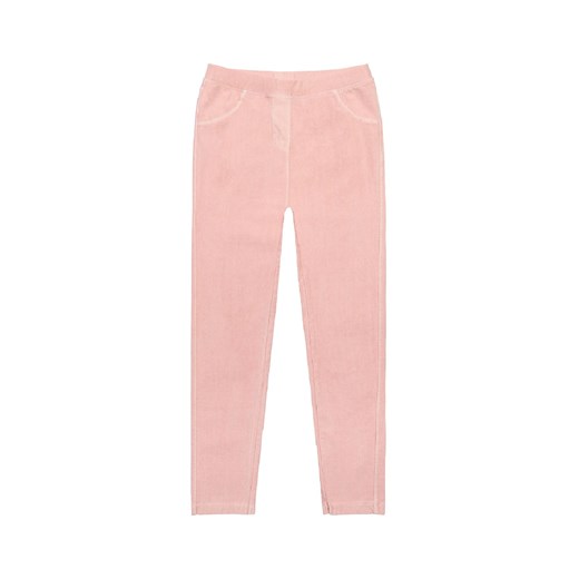 Różowe spodnie dla dziewczynki typu jeginnsy ze sklepu 5.10.15 w kategorii Spodnie dziewczęce - zdjęcie 169697244