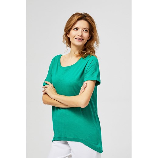 Bluzka damska bawełniana zielona ze sklepu 5.10.15 w kategorii Bluzki damskie - zdjęcie 169697544