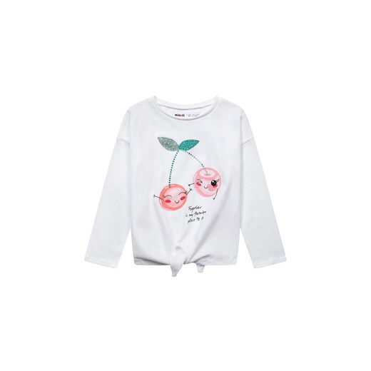 Bluzka niemowlęca bawełniana z ozdobnym wiązaniem ze sklepu 5.10.15 w kategorii Kaftaniki i bluzki - zdjęcie 169697812
