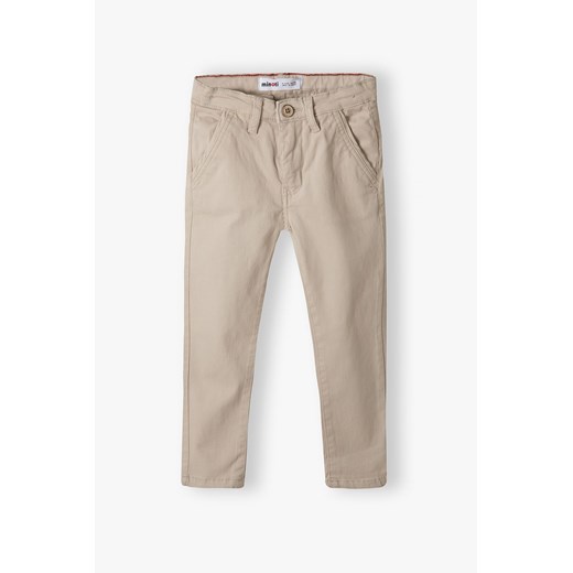 Spodnie chłopięce typu chinosy z bawełny ze sklepu 5.10.15 w kategorii Spodnie chłopięce - zdjęcie 169698113