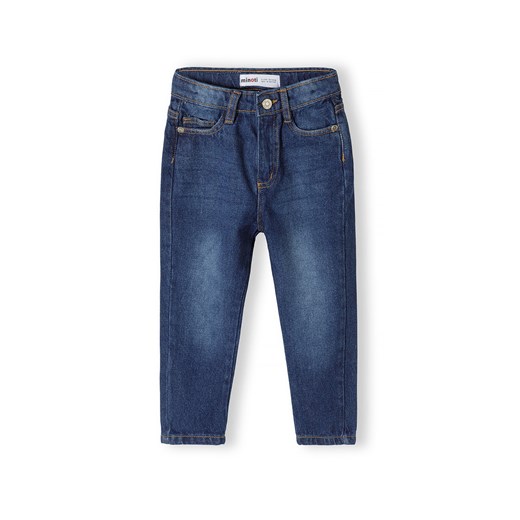 Spodnie jeansowe typu jean - mom dla dziewczynki ze sklepu 5.10.15 w kategorii Spodnie dziewczęce - zdjęcie 169698192