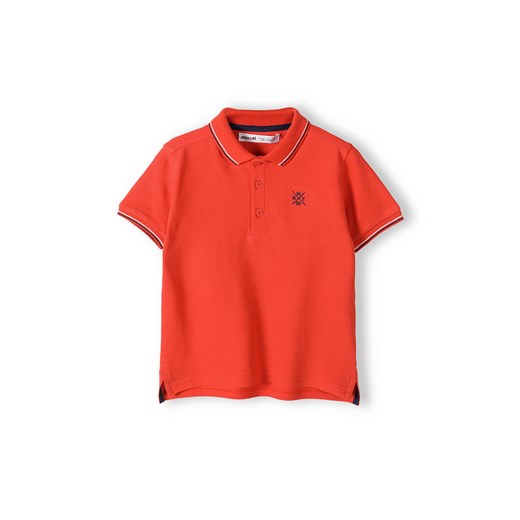 Bluzka polo dla niemowlaka z krótkim rękawem- czerwona ze sklepu 5.10.15 w kategorii Koszulki niemowlęce - zdjęcie 169698260