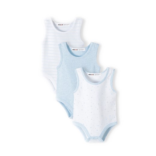 Body bawełniane niemowlęce 3-pak na ramiączka ze sklepu 5.10.15 w kategorii Body niemowlęce - zdjęcie 169698320