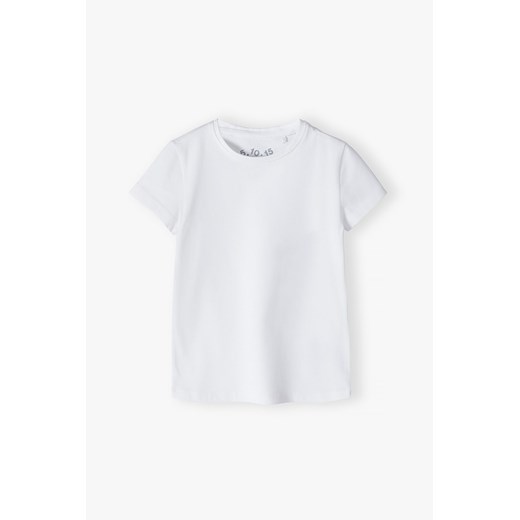 T-shirt dziewczęcy basic biały 5.10.15. 92 5.10.15