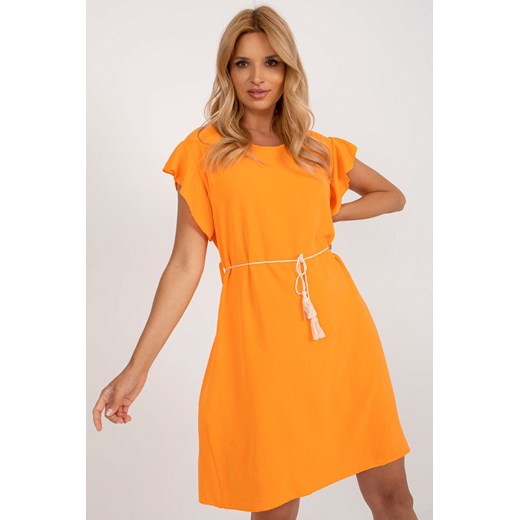 Pomarańczowa letnia sukienka damska Italy Moda one size 5.10.15