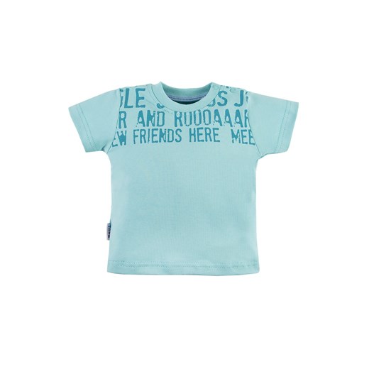 T-shirt bawełniany NATURE zielony ze sklepu 5.10.15 w kategorii Koszulki niemowlęce - zdjęcie 169698870