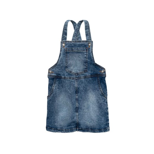 Jeansowa sukienka typu ogrodniczka dziewczęca ze sklepu 5.10.15 w kategorii Spódnice dziewczęce - zdjęcie 169699082