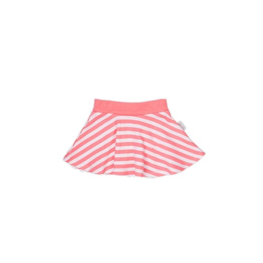 Spódniczka dziewczęca w koralowe paski ze sklepu 5.10.15 w kategorii Spódnice dziewczęce - zdjęcie 169699140