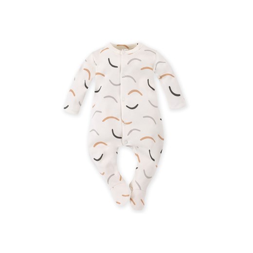 Bawełniany pajac niemowlęcy we wzorki ze sklepu 5.10.15 w kategorii Pajacyki - zdjęcie 169699361