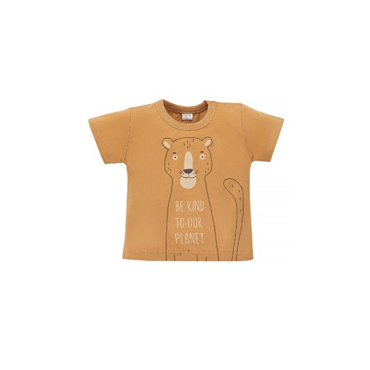 Bawełniana bluzka niemowlęca z panterą ze sklepu 5.10.15 w kategorii Koszulki niemowlęce - zdjęcie 169699373