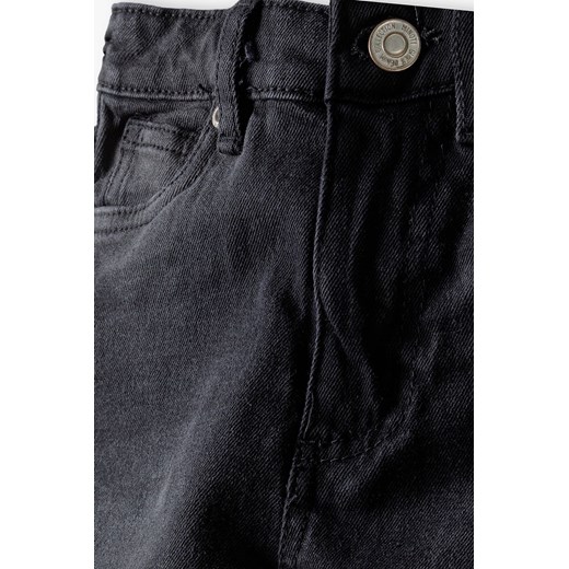Spodnie jeansowe typu joggery dziewczęce - czarne Minoti 98/104 okazja 5.10.15