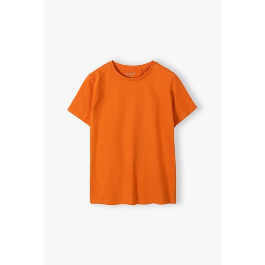 Pomarańczowy gładki t-shirt dla dziecka 5.10.15. 98 5.10.15
