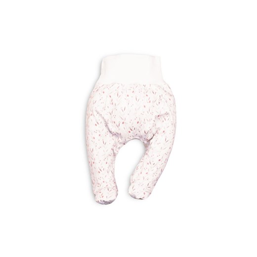 Półśpiochy niemowlęce z bawełny organicznej dla dziewczynki we wzorki  6M43A6 ze sklepu 5.10.15 w kategorii Spodnie i półśpiochy - zdjęcie 169700414