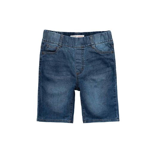 Jeansowe krótkie spodenki z elastyczną talią dla chłopca ze sklepu 5.10.15 w kategorii Spodenki chłopięce - zdjęcie 169700433