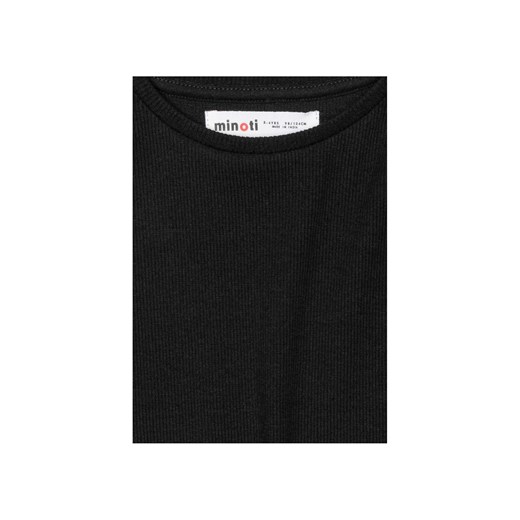 Czarna bluzka dla niemowlaka z długim rękawem Minoti 86/92 okazja 5.10.15