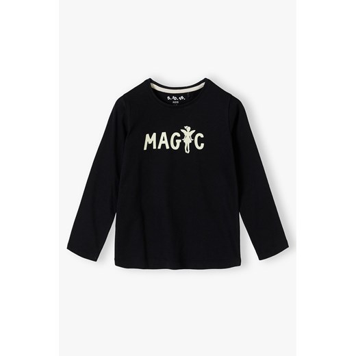 Bluzka dziewczęca ze świecącym w ciemności napisem Magic ze sklepu 5.10.15 w kategorii Bluzki dziewczęce - zdjęcie 169700673