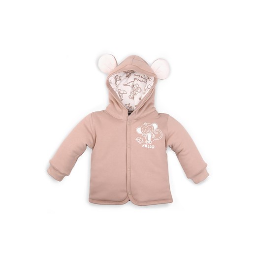 Kurtka niemowlęca  z bawełny organicznej - beżowa ze sklepu 5.10.15 w kategorii Kombinezony i kurtki - zdjęcie 169700730