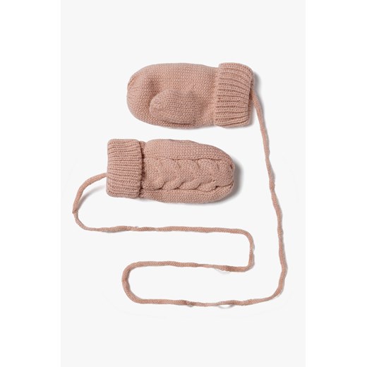 Rękawiczki niemowlęce różowe ze sklepu 5.10.15 w kategorii Rękawiczki dziecięce - zdjęcie 169700893