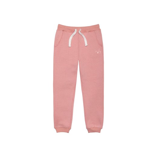 Różowe spodnie dresowe dla dziewczynki ze sklepu 5.10.15 w kategorii Spodnie dziewczęce - zdjęcie 169700904