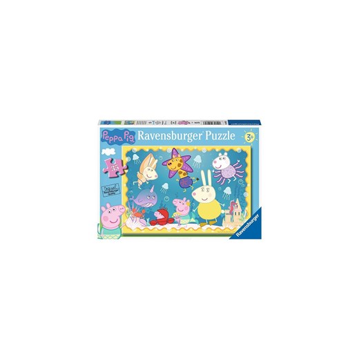 Puzzle dla dzieci 2D: Świnka Peppa. Podwodny świat - 35 elementów - 3+ Ravensburger one size promocja 5.10.15