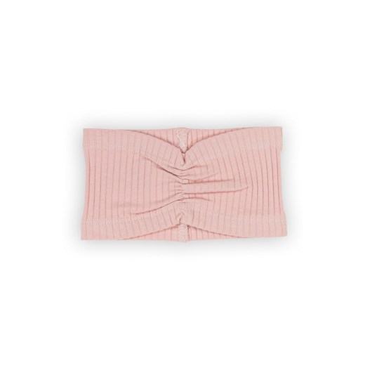 Różowa, prążkowana opaska dla dziewczynki ze sklepu 5.10.15 w kategorii Opaski dziecięce - zdjęcie 169701161