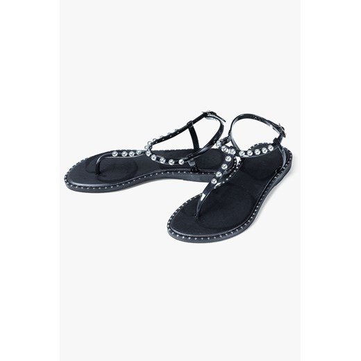 Sandały damskie czarne na lato ze sklepu 5.10.15 w kategorii Sandały damskie - zdjęcie 169701210