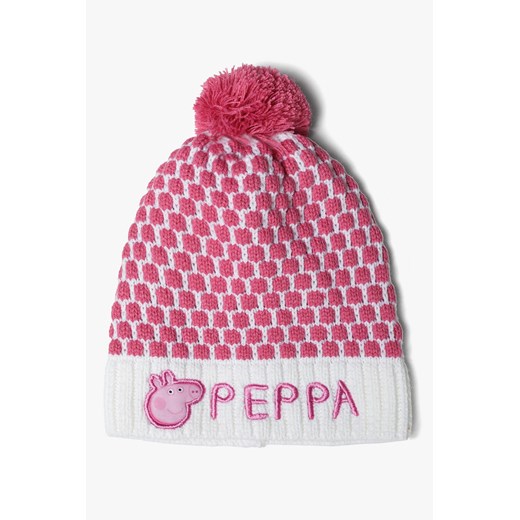 Zimowa czapka dla dziewczynki  Świnka Peppa ze sklepu 5.10.15 w kategorii Czapki dziecięce - zdjęcie 169701401