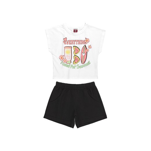 Komplet dla dziewczynki - t-shirt + szorty ze sklepu 5.10.15 w kategorii Komplety dziewczęce - zdjęcie 169701840