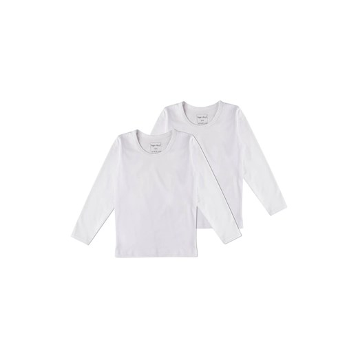Dziecięca bluzka z długim rękawem 2-pack biała Tup Tup 116 5.10.15 wyprzedaż
