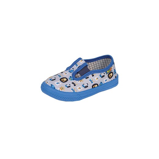 Kapcie chłopięce - niebieskie Safari ze sklepu 5.10.15 w kategorii Kapcie dziecięce - zdjęcie 169702384