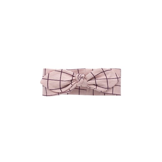 Opaska wiązana Romantic różowa w kratkę ze sklepu 5.10.15 w kategorii Opaski dziecięce - zdjęcie 169702563