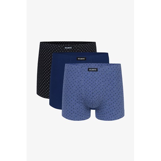 Bokserki męskie 3-pack- niebieski/czarny ze sklepu 5.10.15 w kategorii Majtki męskie - zdjęcie 169702722