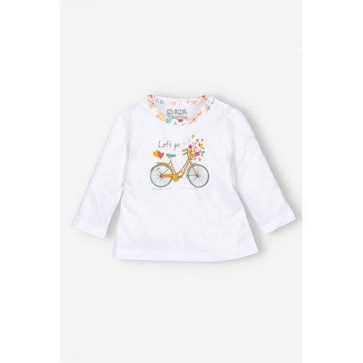 Bluzka niemowlęca z bawełny organicznej dla dziewczynki ze sklepu 5.10.15 w kategorii Kaftaniki i bluzki - zdjęcie 169702864