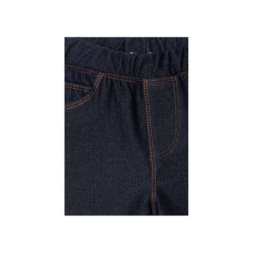Granatowe spodnie typu jegginsy dla niemowlaka Minoti 86/92 wyprzedaż 5.10.15