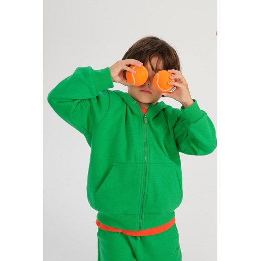 Zielona bluza rozpinana z kapturem - unisex - Limited Edition ze sklepu 5.10.15 w kategorii Bluzy chłopięce - zdjęcie 169703264