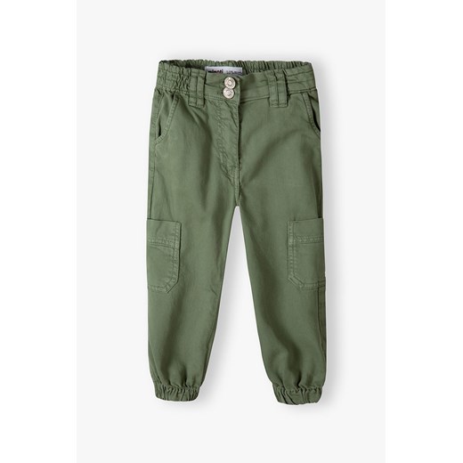 Spodnie typu bojówki dla niemowlaka khaki ze sklepu 5.10.15 w kategorii Spodnie i półśpiochy - zdjęcie 169703570