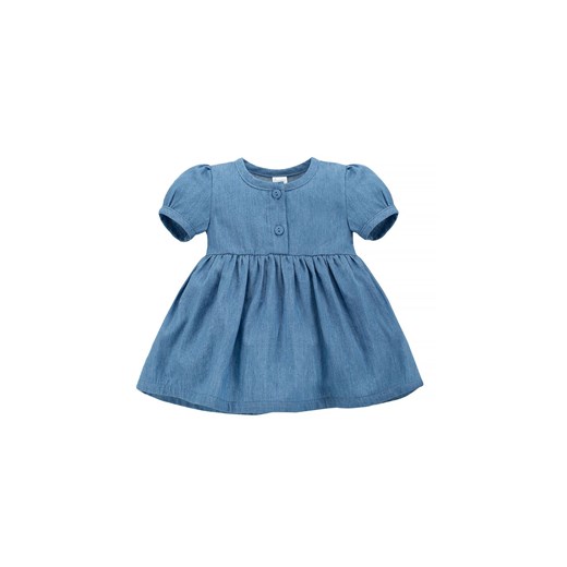 Bawełniana sukienka niemowlęca niebieska Pinokio 62 promocyjna cena 5.10.15