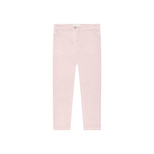 Jasno różowe spodnie dziewczęce z tkaniny ze sklepu 5.10.15 w kategorii Spodnie dziewczęce - zdjęcie 169704104