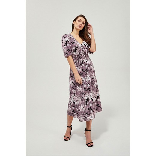 Sukienka z wiskozy z krótkim rękawem M 5.10.15 promocja