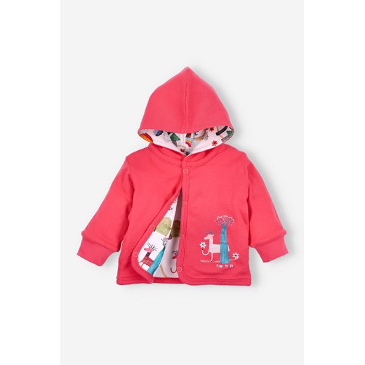 Bluza niemowlęca z bawełny organicznej z kapturem ze sklepu 5.10.15 w kategorii Bluzy i swetry - zdjęcie 169704313
