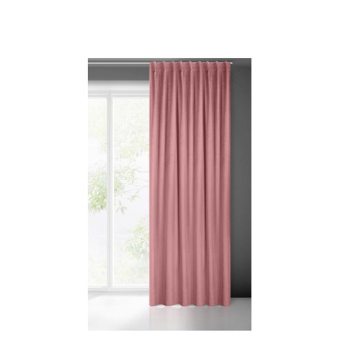 Różowa zasłona welwetowa 140x300 cm ze sklepu 5.10.15 w kategorii Zasłony - zdjęcie 169704431